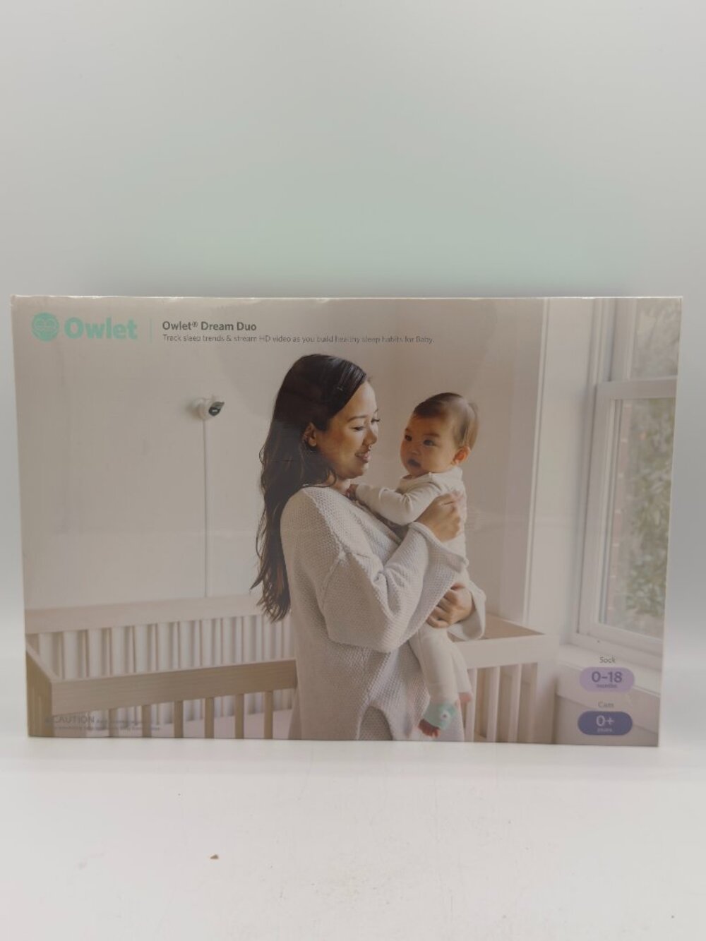 Owlet Dream Duo Smart Baby Monitor HD Cam & Dream Sock Mint NEW Sealed
